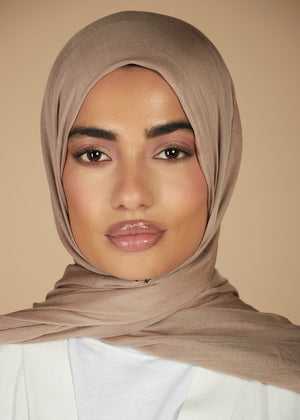 Mocha Modal Hijab | Hijabs | Aab Modest Wear