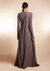 Mulberry Abaya Dark Grey