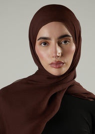 Mulberry Chiffon Silk Hijab