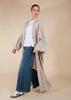 Natural Cotton Open Abaya