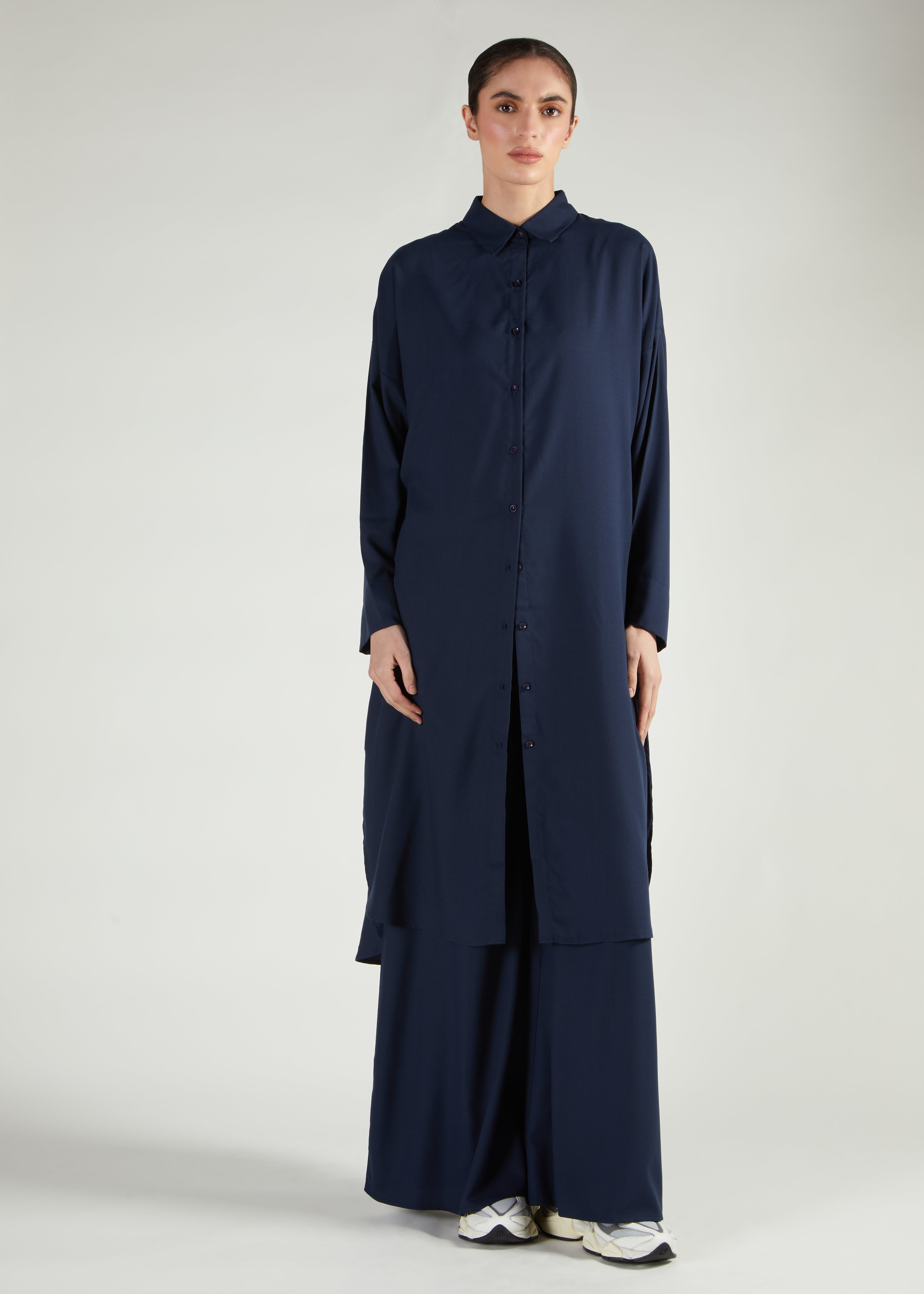 Modest Corods Navy Co-Ord Set | Modest Co-Ord Sets | Aab Modest Wear