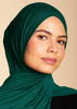 Premium Jersey Hijab Bottle Green