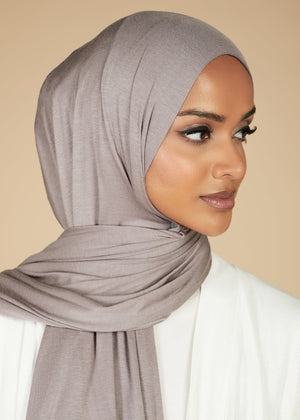 Oatmeal Jersey Hijab