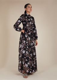 Oriental Print Maxi