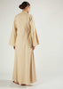 Panelled Abaya Natural