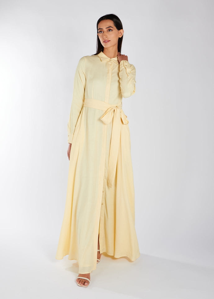 Maxi 2024 belted dress