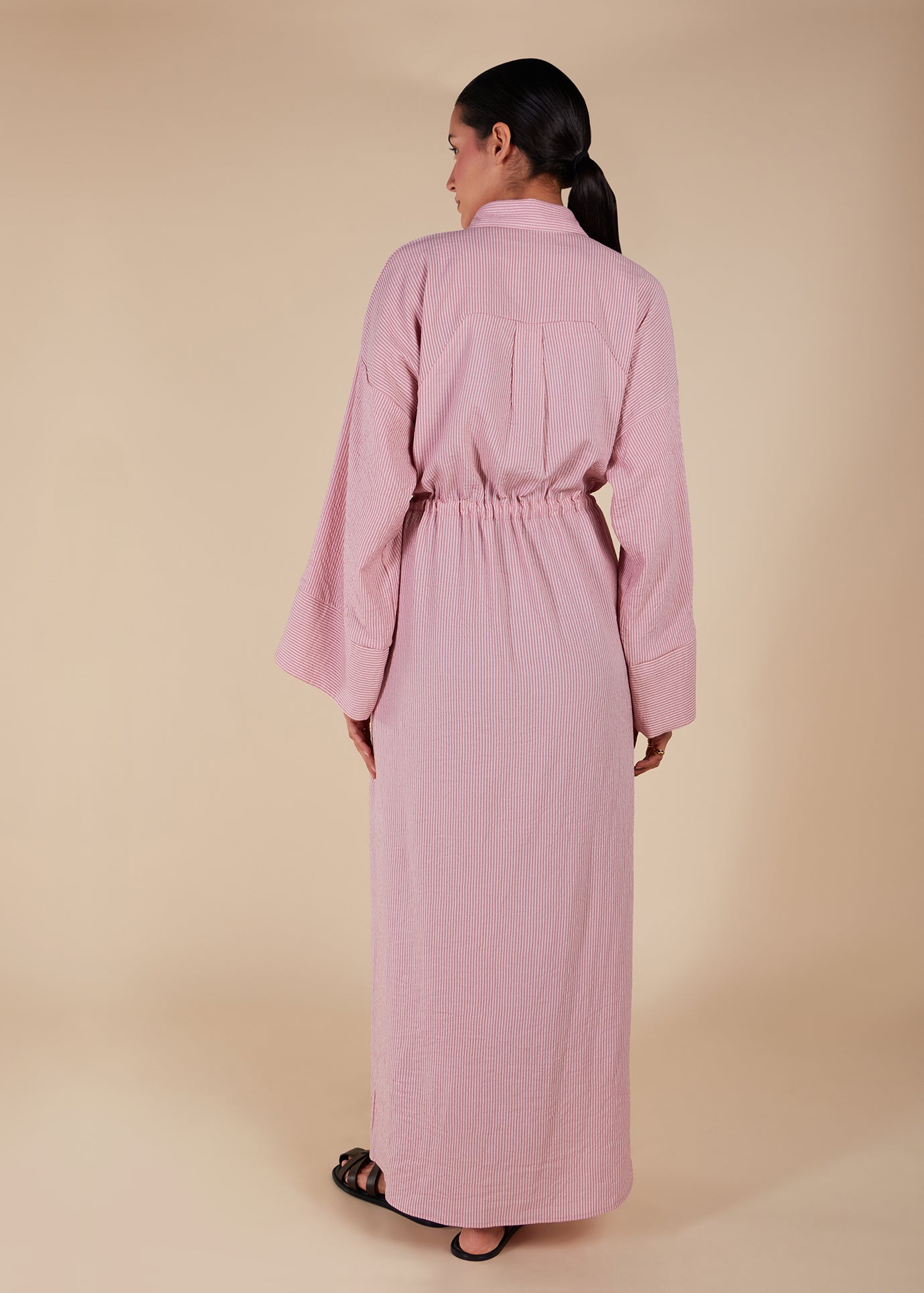 Pink Rock Drawstring Maxi | Modest Maxi Dresses | Aab Modest Wear Pink Rock Drawstring Maxi | Modest Maxi Dresses | Aab Modest Wear