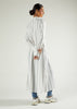 Pinstripe Maxi Shirt White