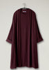 Girls Two Piece Open Abaya With Slip Burgundy