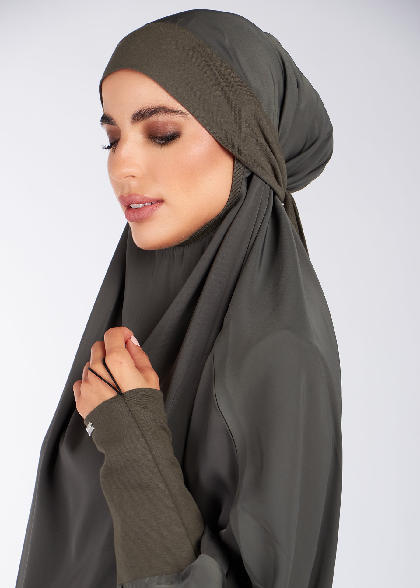 Jilbab Olive - Prayer Outfit