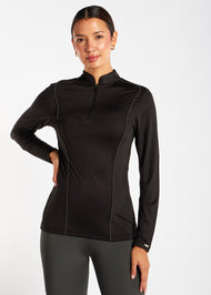 Detach Wrap Swim Top Black & Olive