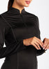 Detach Wrap Swim Top Black & Olive