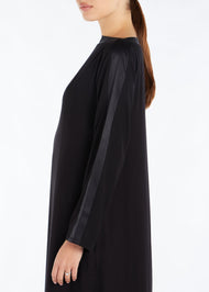 Satin Strip Abaya Black | Abayas | Aab Modest Wear