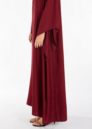 Hurra Abaya Berry | Abayas | Aab Modest Wear