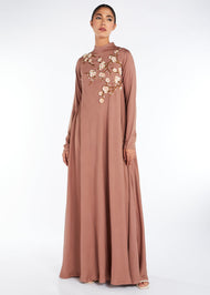 Frangipani Abaya Umber | Abayas | Aab Modest Wear