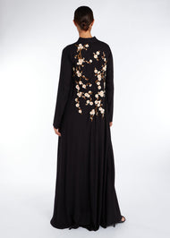 Frangipani Abaya Black | Abayas | Aab Modest Wear