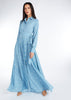 Blue Sky Polka Maxi | Maxi Dresses | Aab Modest Wear