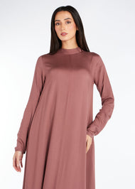 Highneck Abaya Rose | Abayas | Aab Modest Wear