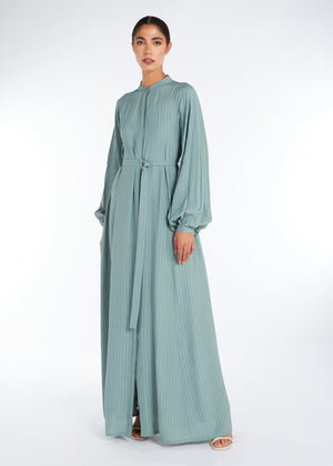 Sage Jaquard Maxi Dress | Maxi Dress | Aab Modest Wear