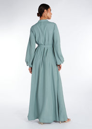 Sage Jaquard Maxi Dress | Maxi Dress | Aab Modest Wear