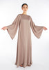 Bell Sleeve Abaya Beige | Abayas | Aab Modest Wear