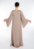 Bell Sleeve Abaya Beige | Abayas | Aab Modest Wear