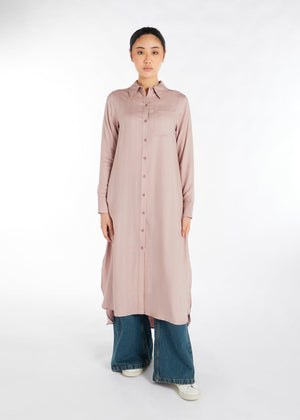 Shirt Dress Blush | Shirt Dresses | Aab Modest Wear