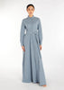 Baby Blue Linen Blend Maxi | Maxi Dresses | Aab Modest Wear