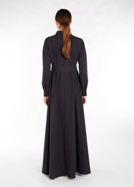 Navy Linen Blend Maxi | Maxi Dresses | Aab Modest Wear