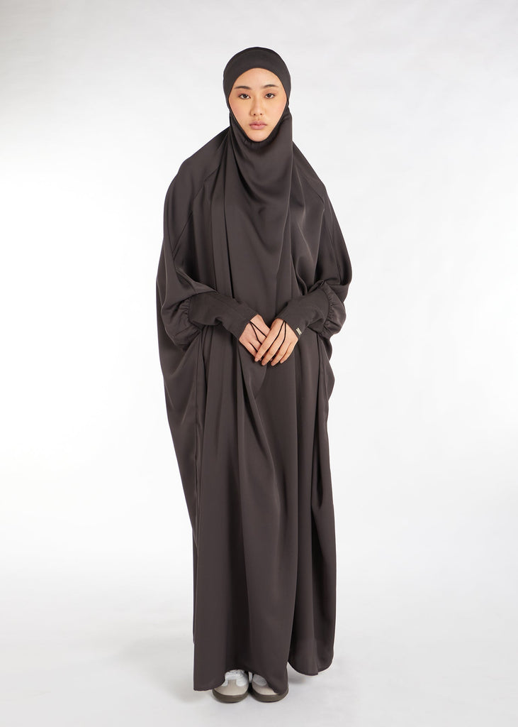 Jilbab Charcoal - Prayer Outfit – Aab