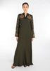 Deep Green Paisley Abaya | Abayas | Aab Modest Wear