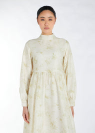 Ivory Orchid Maxi Dress | Maxi Dress | Aab Modest Wear