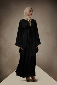 Cascade Kaftan Black