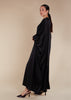 Self Print Kaftan Black