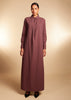 Shirted Abaya Taupe