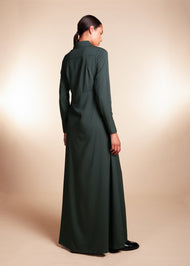 Shirted Maxi Dark Green