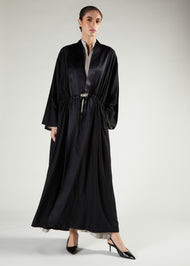 Satin Panel Kimono
