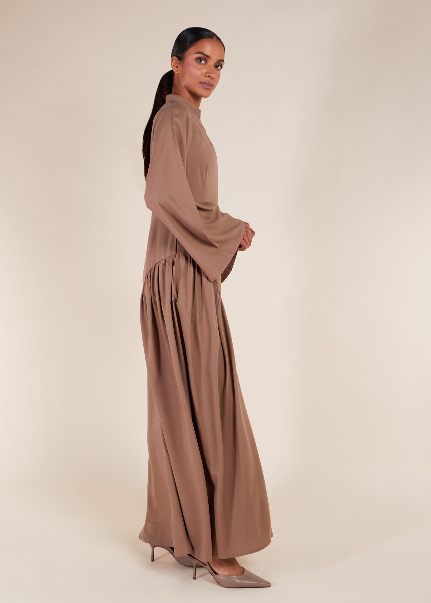 Side Pleat Maxi | Modest Maxi Dresses | Aab Modest Wear Side Pleat Maxi | Modest Maxi Dresses | Aab Modest Wear