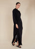 Side Tie Maxi Black