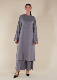 Simple Seam Midi Grey