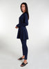 Skirted Swim Top Navy