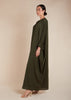 Soft Mesh Kaftan Olive