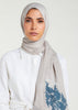 Blue Yew Print Hijab