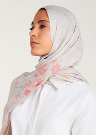 Cherry Blossom Print Hijab