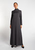 Straight Cut Maxi Charcoal