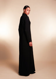 Turtle Neck Maxi Black