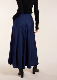 Twill Skirt Navy