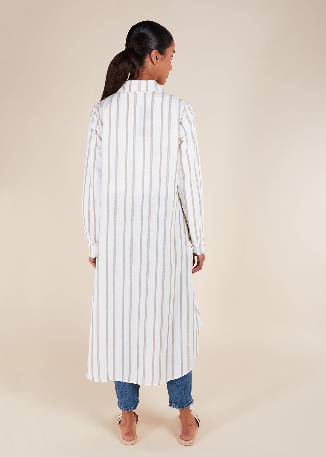 Muji Shirt Dress Cream Modest Shirt Dresses Aab Modest Wear