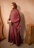 Open Abaya Tea Pink