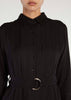 Pleated Shirt Dress Black | Shirt Dresses | Aab Modest Wear